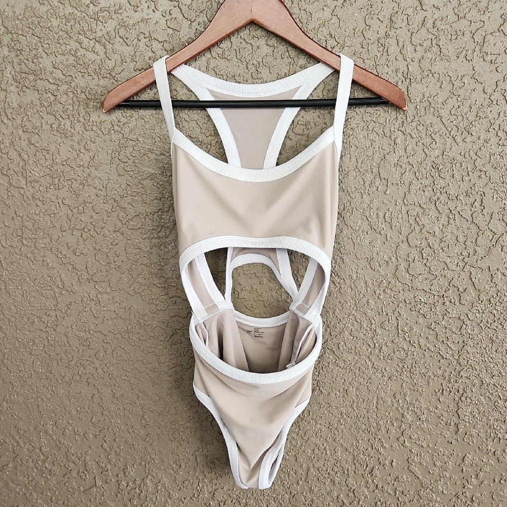 Aerie One-Piece Swimsuit Full Coverage Cutout